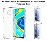 VAKIBO Super Premium Soft TPU Transparent Case With Dustplug,Side Grip,Corner Protection,lanyard Cuts,Camera Protection Suitable for Redmi Note 9 Pro