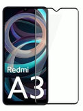 Super Premium Quality Tempered Glass Screen Guard Protector With Black Border Suitable For Mi Redmi A3X