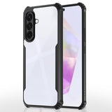 VAKIBO Best Selling Black and Transparent Back Cover Case Made With Soft TPU and Acrylic With 4 Corner and Camera Protection Suitable for Samsung Galaxy A56