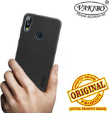 VAKIBO Niukin Dotted Design Black Coloured Soft TPU Rubber Back Cover Case With Camera Protection Ring Suitable for Asus Zenfone Max Pro M2