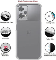VAKIBO Premium Clear 1.5MM Thick Transparent Soft TPU Rubber Back Cover Case With Camera Protection Suitable for OnePlus Nord CE 2 Lite 5G