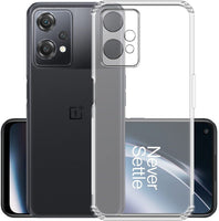 VAKIBO Premium Clear 1.5MM Thick Transparent Soft TPU Rubber Back Cover Case With Camera Protection Suitable for OnePlus Nord CE 2 Lite 5G