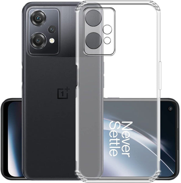 VAKIBO Premium Clear 1.5MM Thick Transparent Soft TPU Rubber Back Cover Case With Camera Protection Suitable for OnePlus Nord CE 2 Lite 5G