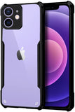 VAKIBO Best Selling Black and Transparent Back Cover Case Made With Soft TPU and Acrylic With 4 Corner and Camera Protection Suitable for Apple iPhone 12 Mini