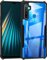 VAKIBO Super Premium Black Border Transparent Case With Corner Protection & Camera Protection Suitable for Realme 5 Pro