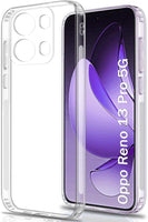 VAKIBO Premium Clear 1.5MM Thick Transparent Soft TPU Rubber Back Cover Case With Camera Protection Suitable for Oppo Reno13 Pro 5G