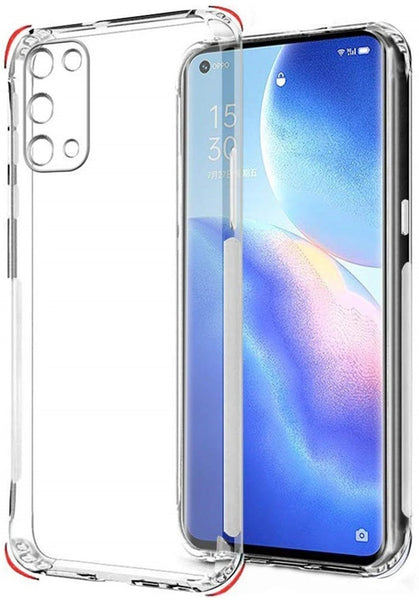 VAKIBO Super Premium Black Border Transparent Case With Corner Protection & Camera Protection Suitable for Oppo Reno 5 Pro