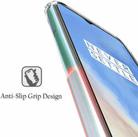 VAKIBO Super Premium Soft TPU Transparent Case With Dustplug,Side Grip,Corner Protection,lanyard Cuts,Camera Protection Suitable for Oneplus 6