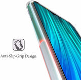 VAKIBO Super Premium Soft TPU Transparent Case With Dustplug,Side Grip,Corner Protection,lanyard Cuts,Camera Protection Suitable for Realme XT