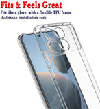 VAKIBO Premium Clear 2MM Thick Transparent Soft TPU Rubber Back Cover Case With Camera Protection Suitable for Mi Poco X6 Pro