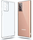 VAKIBO Premium Clear 1.5MM Thick Transparent Soft TPU Rubber Back Cover Case With Camera Protection Suitable for Samsung Galaxy Note 20