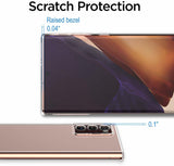 VAKIBO Premium Clear 1.5MM Thick Transparent Soft TPU Rubber Back Cover Case With Camera Protection Suitable for Samsung Galaxy Note 20