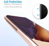 VAKIBO Premium Clear 1.5MM Thick Transparent Soft TPU Rubber Back Cover Case With Camera Protection Suitable for Samsung Galaxy Note 20