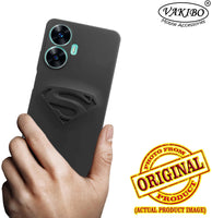 VAKIBO Black Coloured Back Cover Case Suitable for Realme C55