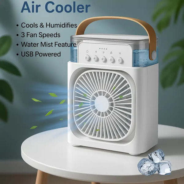Portable Air Cooling Misting Fan with 5 Hole Spray D1(161x74x237mm)(Assorted colour)