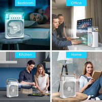 Portable Air Cooling Misting Fan with 5 Hole Spray D1(161x74x237mm)(Assorted colour)