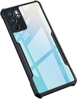 VAKIBO Best Selling Black and Transparent Back Cover Case Made With Soft TPU and Acrylic With 4 Corner and Camera Protection Suitable for Oppo Reno 12