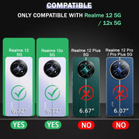 VAKIBO Super Premium Black Border Transparent Case With Corner Protection & Camera Protection Suitable for Realme C65 5G