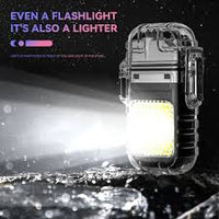 Outdoor Camping Lighter with Led Light