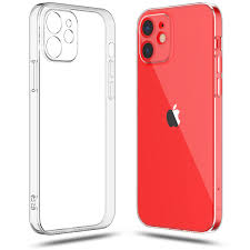 VAKIBO Premium Clear 2MM Thick Transparent Soft TPU Rubber Back Cover Case With Camera Protection Suitable for Apple iPhone 12 Mini
