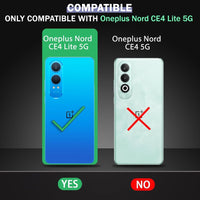 VAKIBO Premium Clear 1.5MM Thick Transparent Soft TPU Rubber Back Cover Case With Camera Protection Suitable for OnePlus Nord CE4 lite 5G