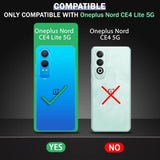VAKIBO Premium Clear 1.5MM Thick Transparent Soft TPU Rubber Back Cover Case With Camera Protection Suitable for OnePlus Nord CE4 lite 5G
