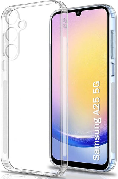 VAKIBO Premium Clear 1.5MM Thick Transparent Soft TPU Rubber Back Cover Case With Camera Protection Suitable for Samsung Galaxy A25