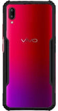 VAKIBO Super Premium Black Border Transparent Case With Corner Protection & Camera Protection Suitable for Vivo Y90