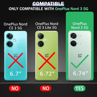 VAKIBO Premium Clear 1.5MM Thick Transparent Soft TPU Rubber Back Cover Case With Camera Protection Suitable for OnePlus Nord 3