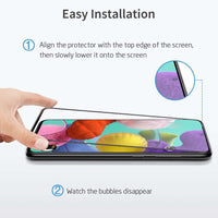 Super Premium Quality Tempered Glass Screen Guard Protector With Black Border Suitable For MI Poco C3