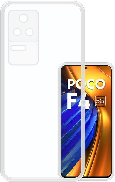 VAKIBO Premium Clear 1.5MM Thick Transparent Soft TPU Rubber Back Cover Case With Camera Protection Suitable for Poco F4