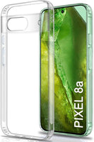 VAKIBO Premium Clear 1.5MM Thick Transparent Soft TPU Rubber Back Cover Case With Camera Protection Suitable for Google Pixel 8A