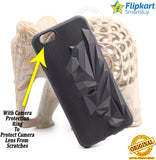 VAKIBO Bat Man 3D Mask Design Black Coloured Soft TPU Back Cover Case With Camera Protection Ring Suitable for Apple iPhone 6