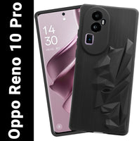 VAKIBO Bat Man 3D Mask Design Black Coloured Soft TPU Back Cover Case With Camera Protection Ring Suitable for Oppo Reno 10 Pro Plus