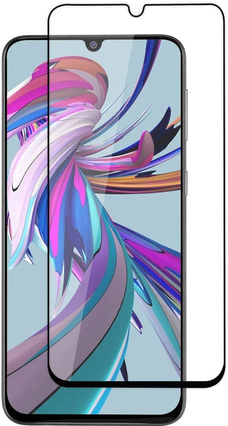 Super Premium Quality Tempered Glass Screen Guard Protector With Black Border Suitable For MI Redmi 9 Power