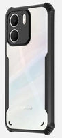 VAKIBO Best Selling Black and Transparent Coloured Made With Soft TPU and Acrylic Back Cover Case With 4 Corner and Camera Protection Suitable for Oppo A5x