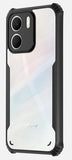 VAKIBO Best Selling Black and Transparent Coloured Made With Soft TPU and Acrylic Back Cover Case With 4 Corner and Camera Protection Suitable for Oppo A5x