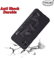 VAKIBO Bat Man 3D Mask Design Black Coloured Soft TPU Back Cover Case With Camera Protection Ring Suitable for Google Pixel 4