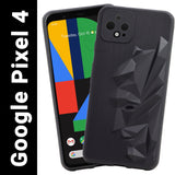 VAKIBO Bat Man 3D Mask Design Black Coloured Soft TPU Back Cover Case With Camera Protection Ring Suitable for Google Pixel 4