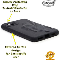 VAKIBO Bat Man 3D Mask Design Black Coloured Soft TPU Back Cover Case With Camera Protection Ring Suitable for Google Pixel 4