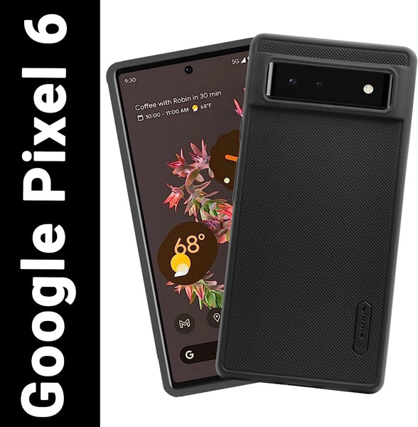 VAKIBO Niukin Dotted Black Coloured Made with Silicon Rubber TPU Back Cover Case Suitable for Google Pixel 6