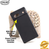 VAKIBO Dotted Black Coloured Made with Silicon Rubber TPU Back Cover Case Suitable for Google Pixel 7A