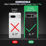 VAKIBO Premium Clear 1.5MM Thick Transparent Soft TPU Rubber Back Cover Case With Camera Protection Suitable for Google Pixel 7 Pro