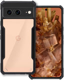 VAKIBO Super Premium Black Border Transparent Case With Corner Protection & Camera Protection Suitable for Google Pixel 8