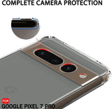 VAKIBO Premium Clear 1.5MM Thick Transparent Soft TPU Rubber Back Cover Case With Camera Protection Suitable for Google Pixel 7 Pro