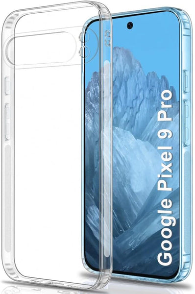VAKIBO Premium Clear 1.5MM Thick Transparent Soft TPU Rubber Back Cover Case With Camera Protection Suitable for Google Pixel 9
