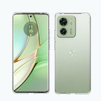 VAKIBO Premium Clear 2MM Thick Transparent Soft TPU Rubber Back Cover Case With Camera Protection Suitable for Moto Edge 40