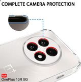 VAKIBO Premium Clear 1.5MM Thick Transparent Soft TPU Rubber Back Cover Case With Camera Protection Suitable for OnePlus 13R