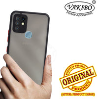 VAKIBO Smoke Design With Camera Protection Black Coloured Soft Sides and Hard Back Back Cover Case Suitable for Infinix Hot 10