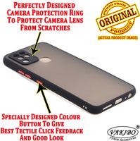 VAKIBO Smoke Design With Camera Protection Black Coloured Soft Sides and Hard Back Back Cover Case Suitable for Infinix Hot 10